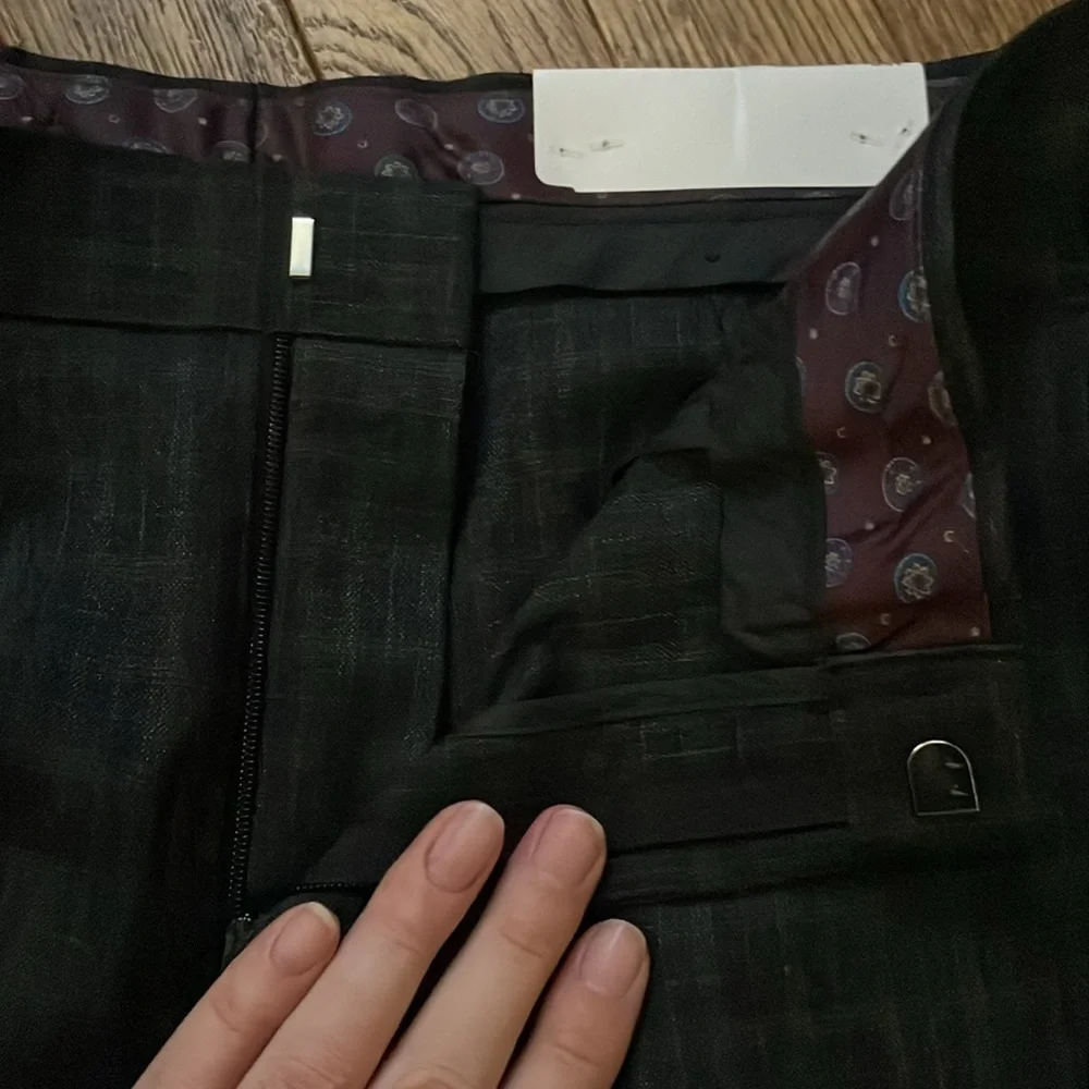 NWT B by Brooks Brothers charcoal gray dress pants